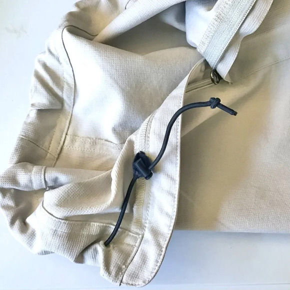 Womens Columbia Titanium Cargo Pants 10 OmniTech Convertible Shorts Khaki Vented - Picture 12 of 13